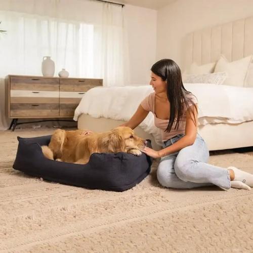 Кровать для домашних животных с ручным насосом 97х74х23см 1шт/упак 48702 - фото 1